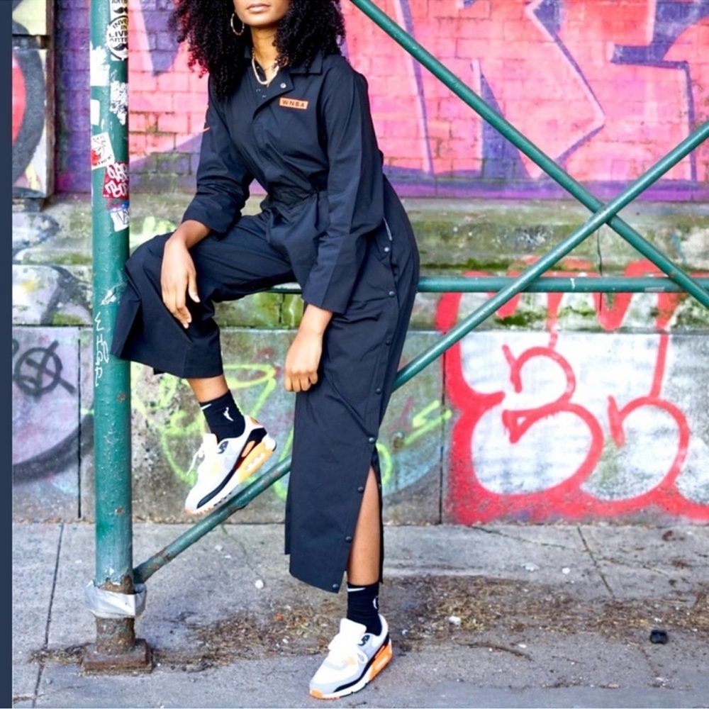 Nike WNBA Women’s Coverall Utility Jumpsuit Black NWT Size S